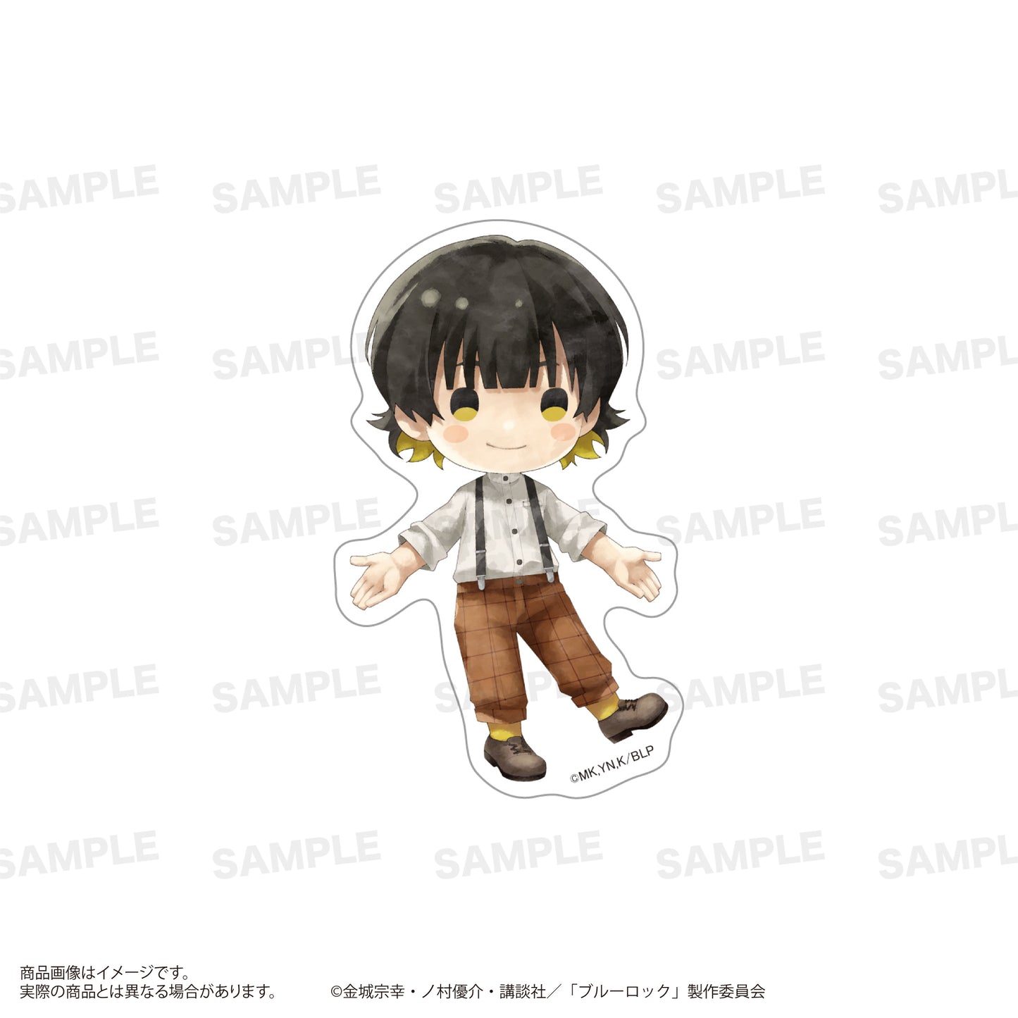 ブルーロック_ダイカットステッカー(きゃらまーじゅ)サスペンダーver. 蜂楽 廻