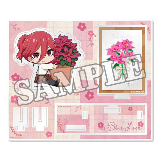 ブルーロック_アクリルカードスタンド フラワーマルシェデフォルメ (千切 豹馬)