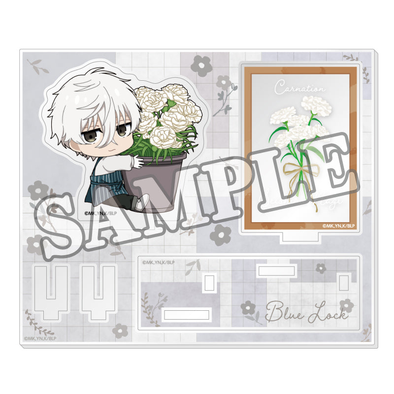 ブルーロック_アクリルカードスタンド フラワーマルシェデフォルメ (凪 誠士郎)