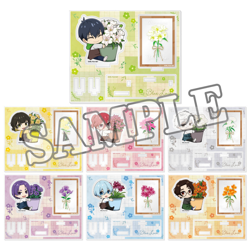 ブルーロック_アクリルカードスタンド フラワーマルシェデフォルメ (凪 誠士郎)