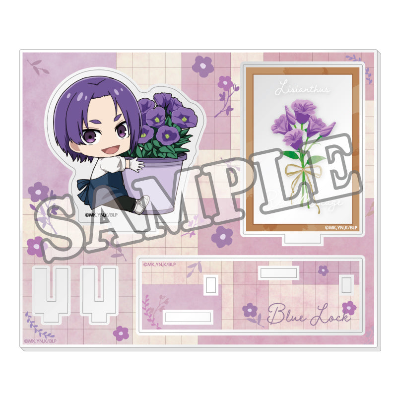 ブルーロック_アクリルカードスタンド フラワーマルシェデフォルメ (御影 玲王)