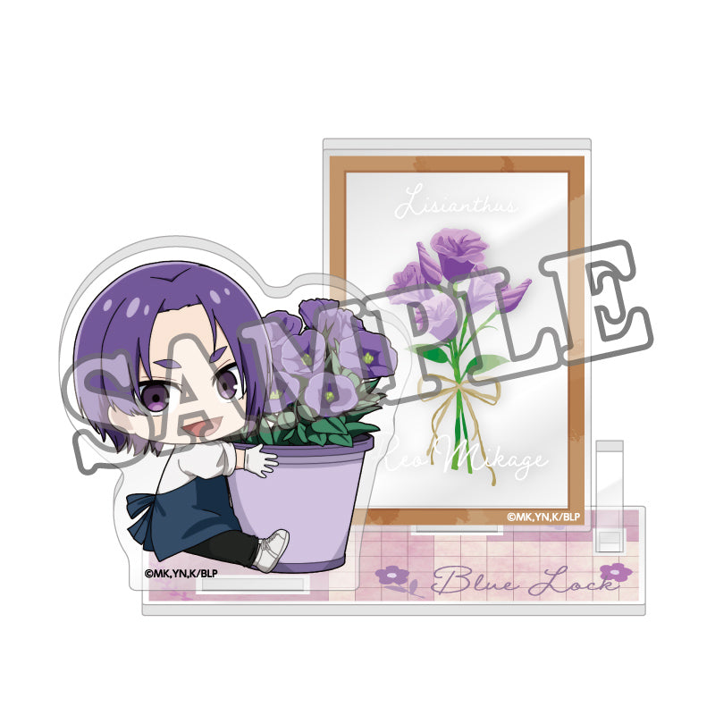 ブルーロック_アクリルカードスタンド フラワーマルシェデフォルメ (御影 玲王)