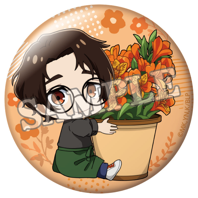 ブルーロック_トレーディング缶バッジ フラワーマルシェデフォルメ 【BOX/7個入り】