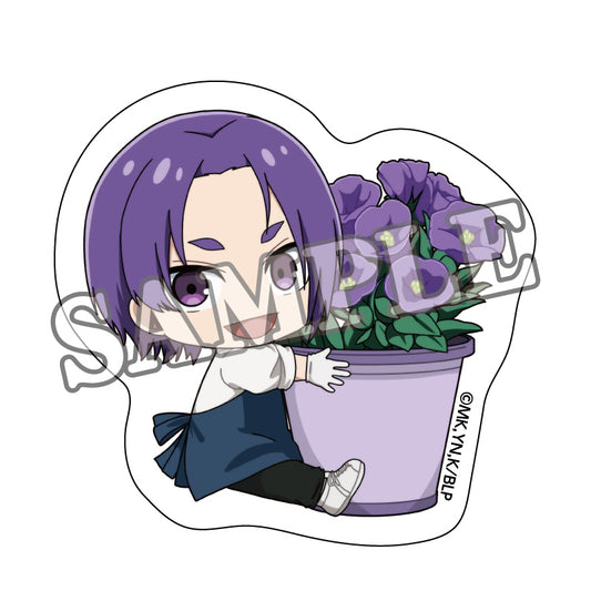 ブルーロック_クリアステッカー フラワーマルシェデフォルメ (御影 玲王)