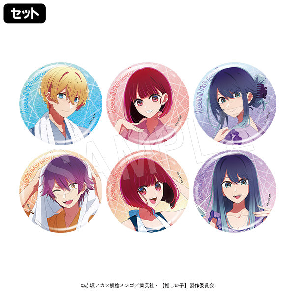 【推しの子】_トレーディンググリッター缶バッジ お風呂Ver.【BOX/6個入り】