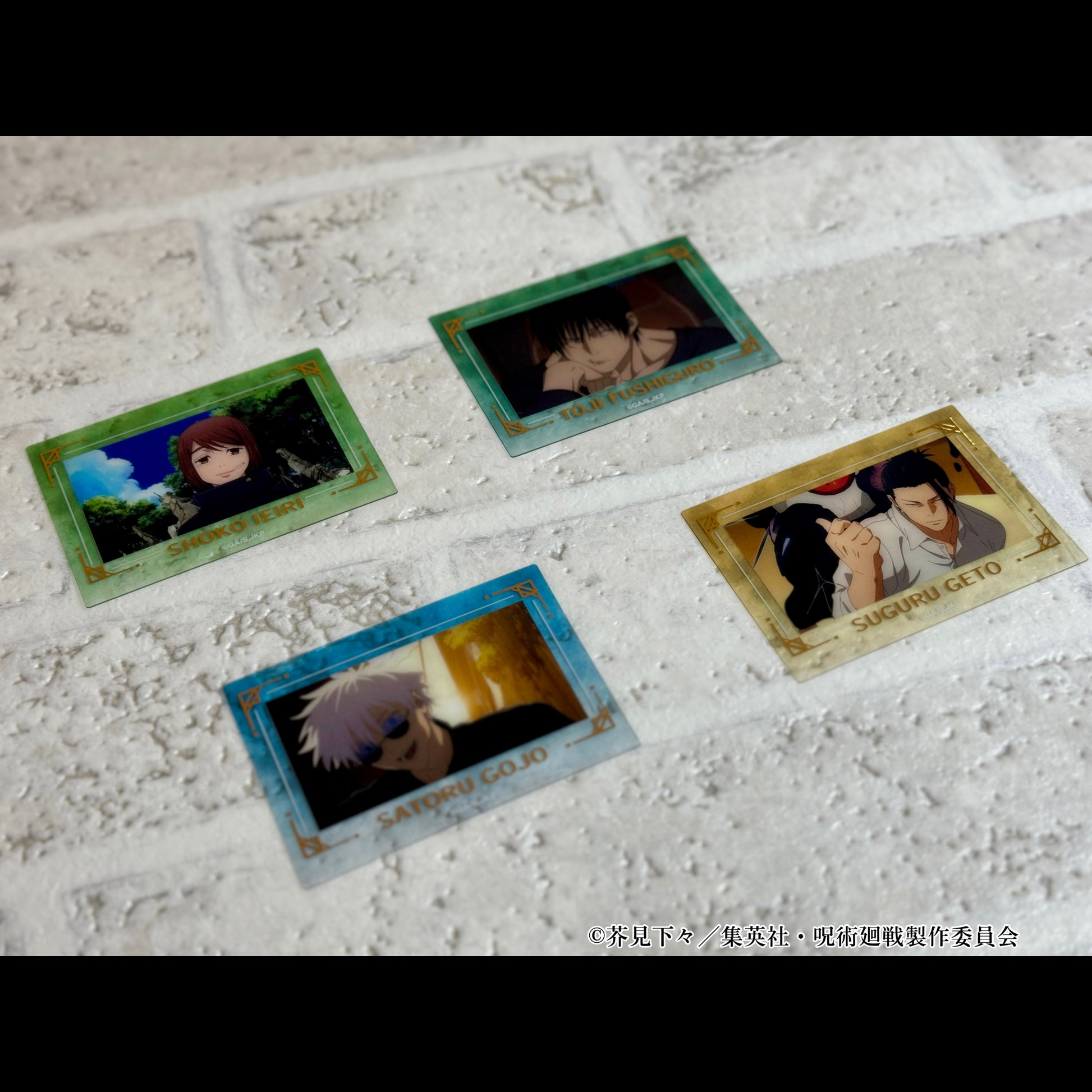 呪術廻戦_箔押し場面写クリアカードコレクション -懐玉・玉折-(五条 悟) 【コンプリートBOX/9個入り】