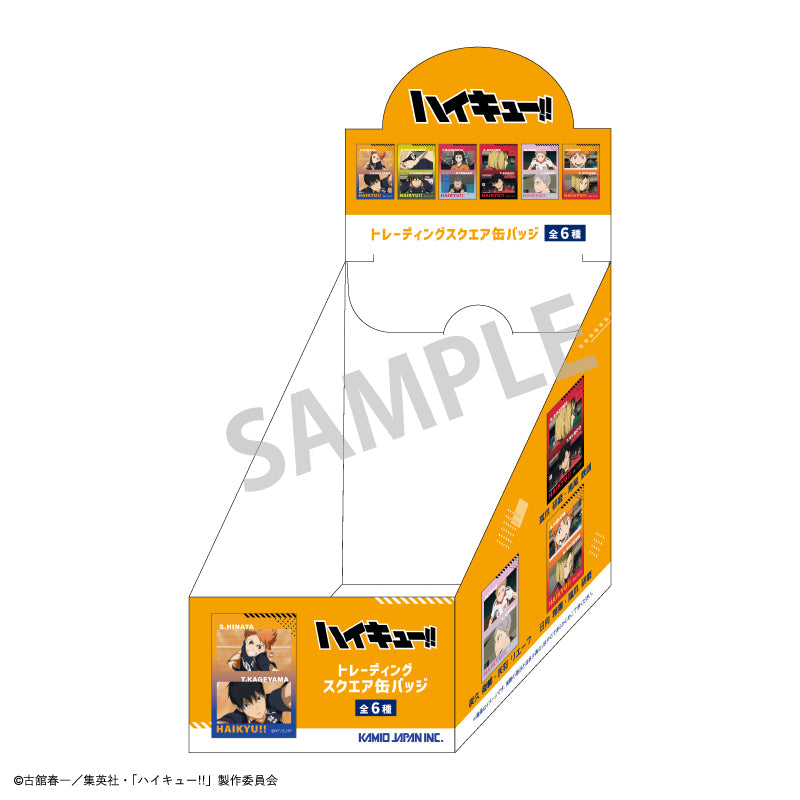 ハイキュー!!_トレーディングスクエア缶バッジ 【BOX/6個入り】