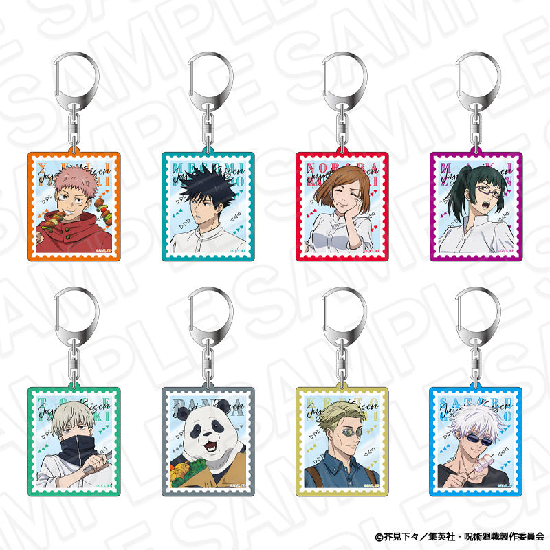 呪術廻戦_アクリルキーホルダー(ブラインド) BBQ ver. 【OPP/8個入り】【コンプリートセット】