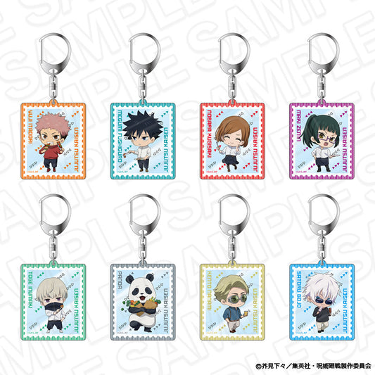 呪術廻戦_アクリルキーホルダー(ブラインド) BBQ ミニキャラ ver. 【OPP/8個入り】【コンプリートセット】