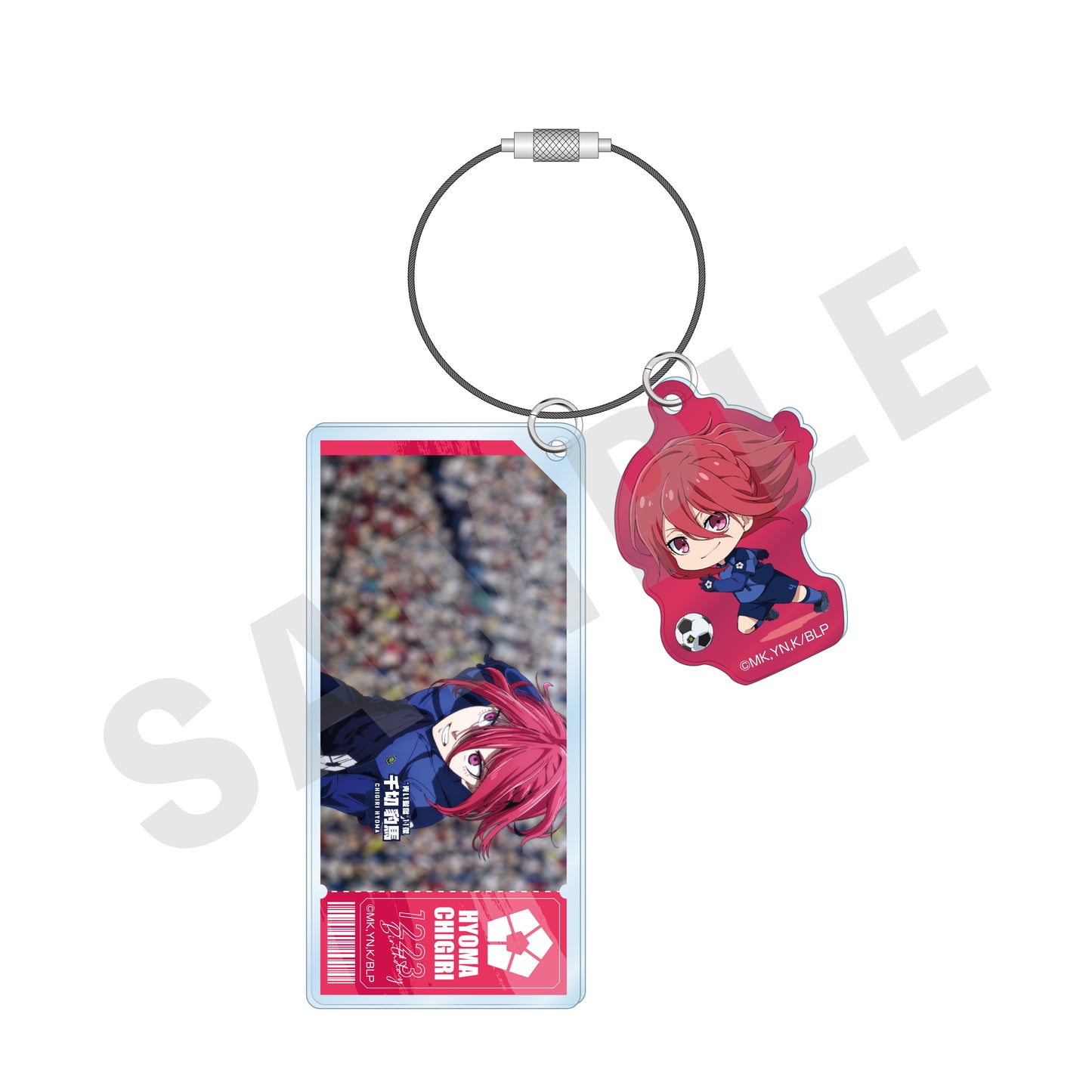 ブルーロック_~favorite series~ ワイヤーアクリルキーホルダー(千切 豹馬)