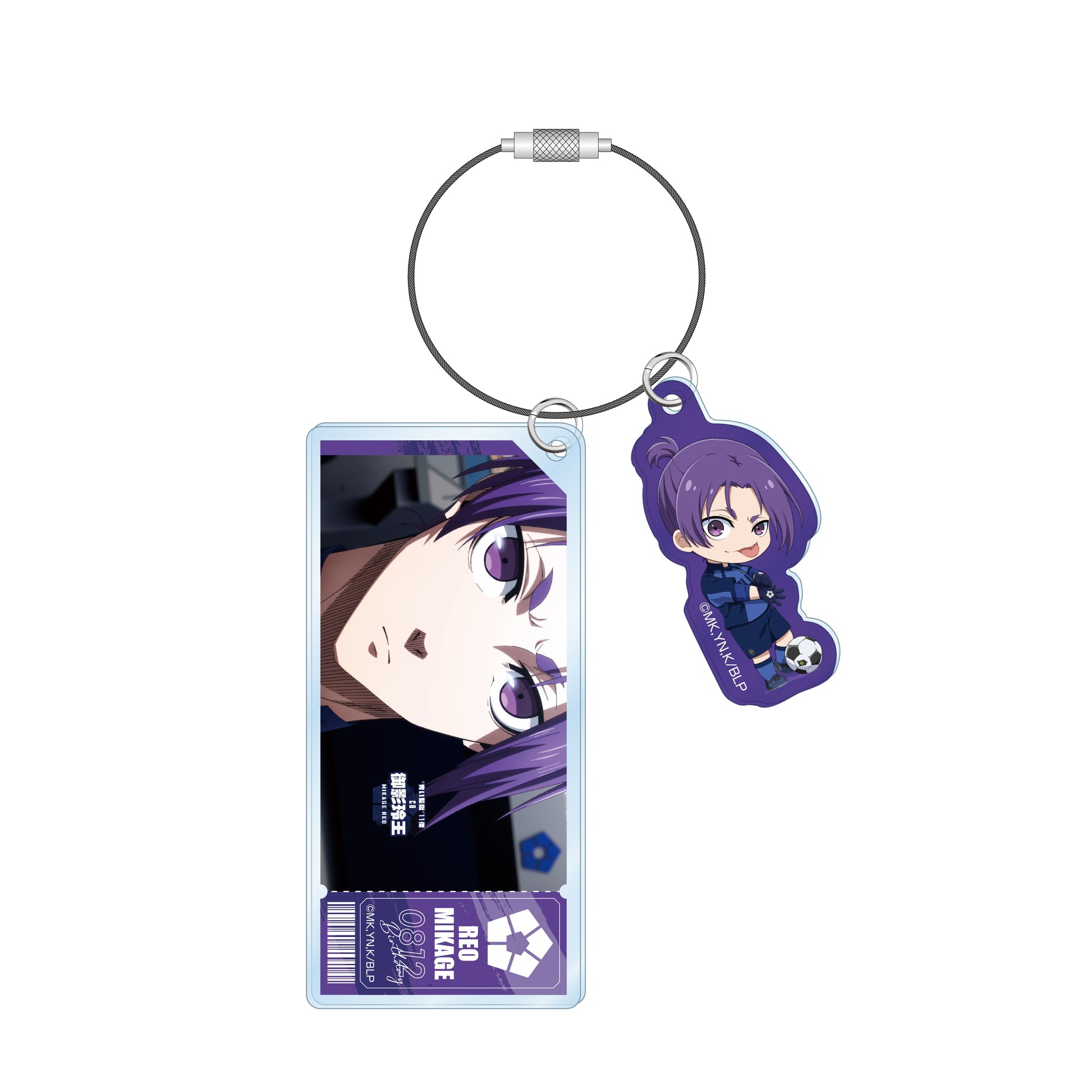 ブルーロック_~favorite series~ ワイヤーアクリルキーホルダー(御影 玲王)