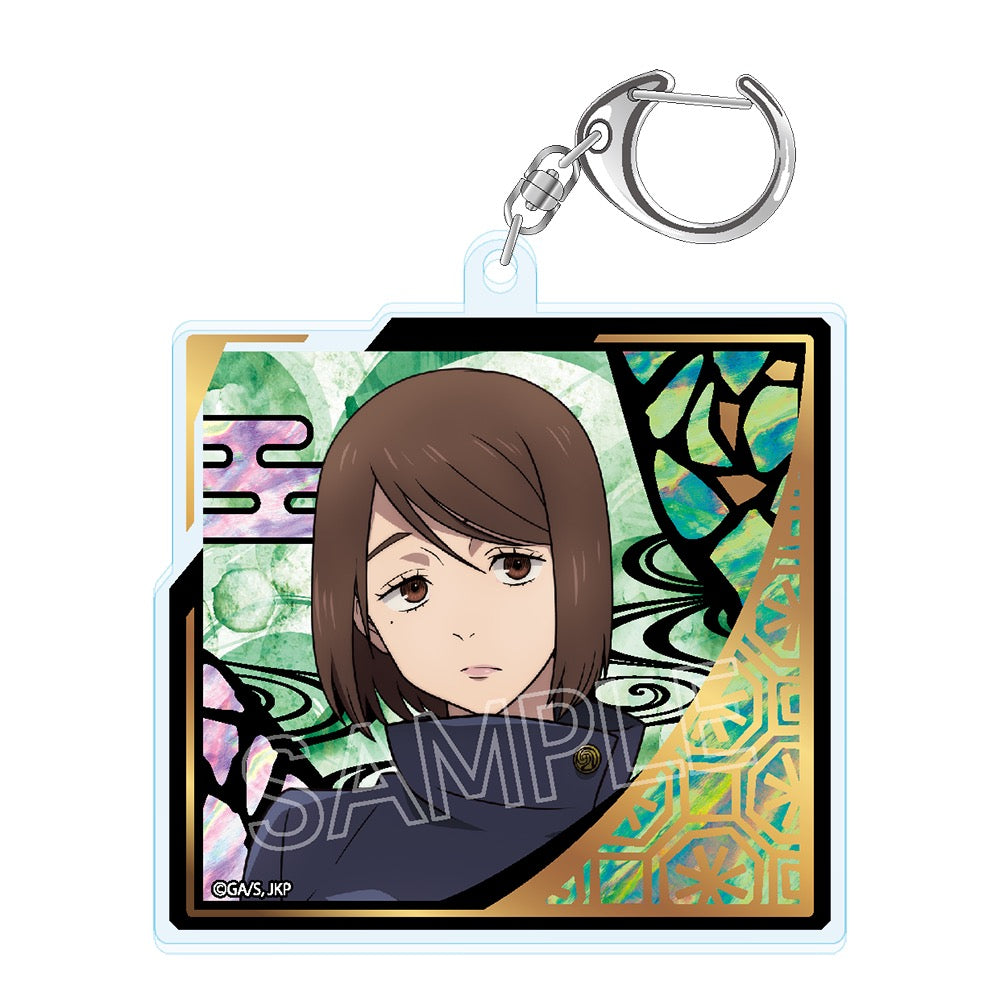 呪術廻戦_螺鈿風シリーズ 箔押しアクリルキーホルダー 家入硝子