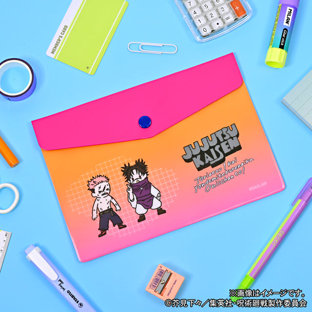 呪術廻戦_ビィズニィズ エンベロープケース(虎杖・脹相)