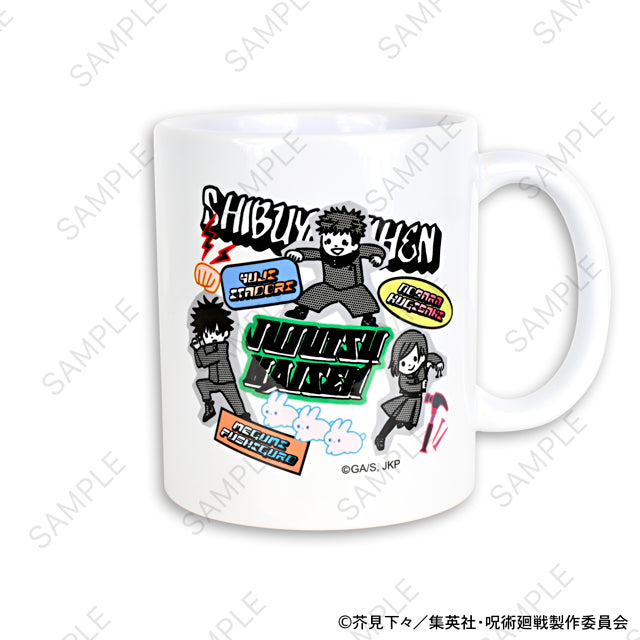 呪術廻戦_ビィズニィズ たっぷりマグカップ(虎杖・伏黒・釘崎)