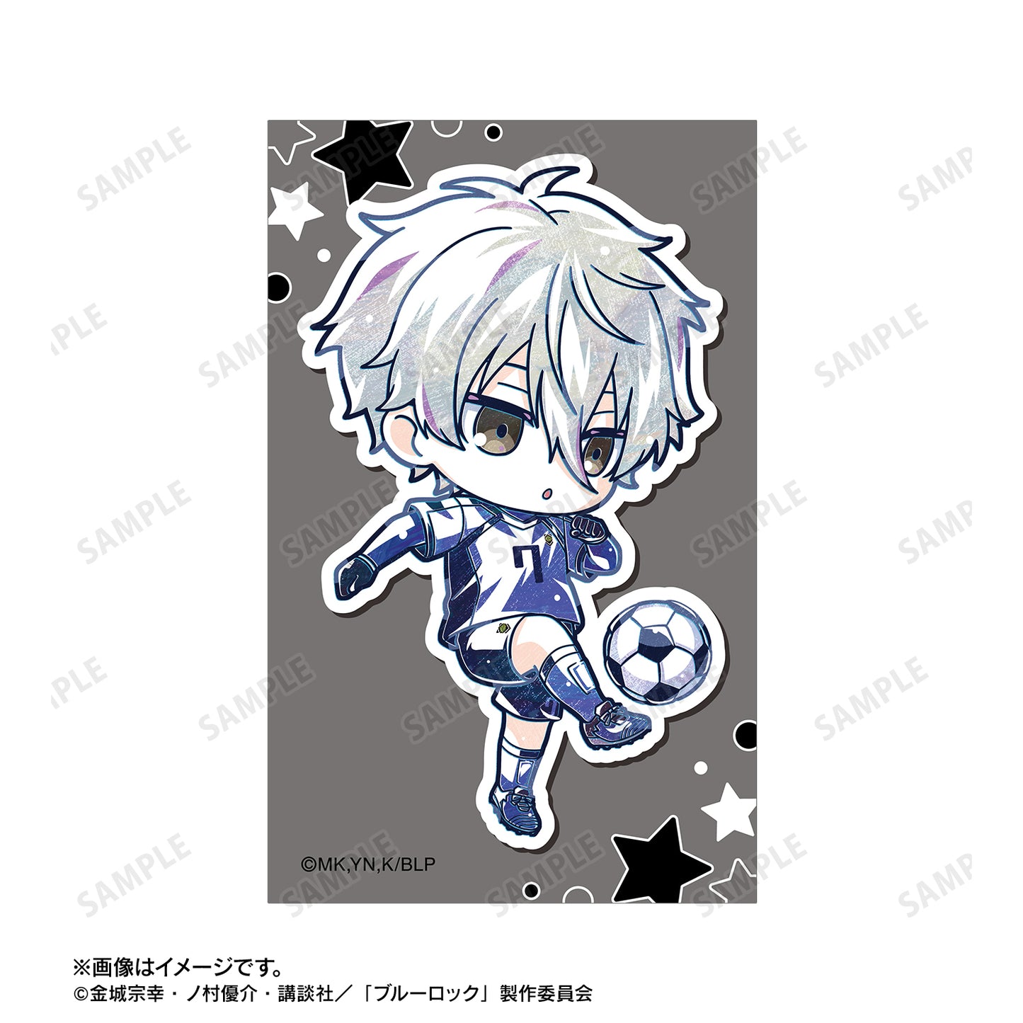 ブルーロック_凪 誠士郎 デフォルメAni-Art 第2弾 イラストカード2枚セット