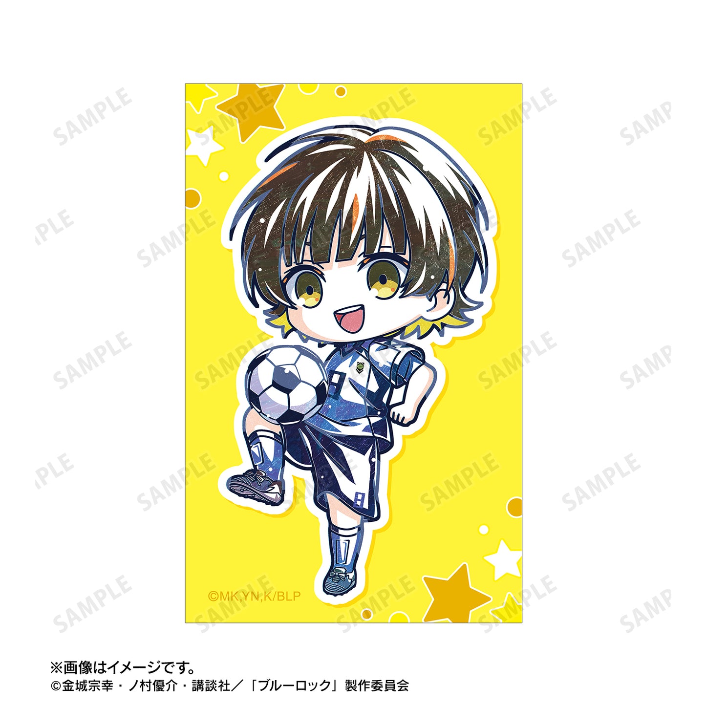 ブルーロック_蜂楽 廻 デフォルメAni-Art 第2弾 イラストカード2枚セット