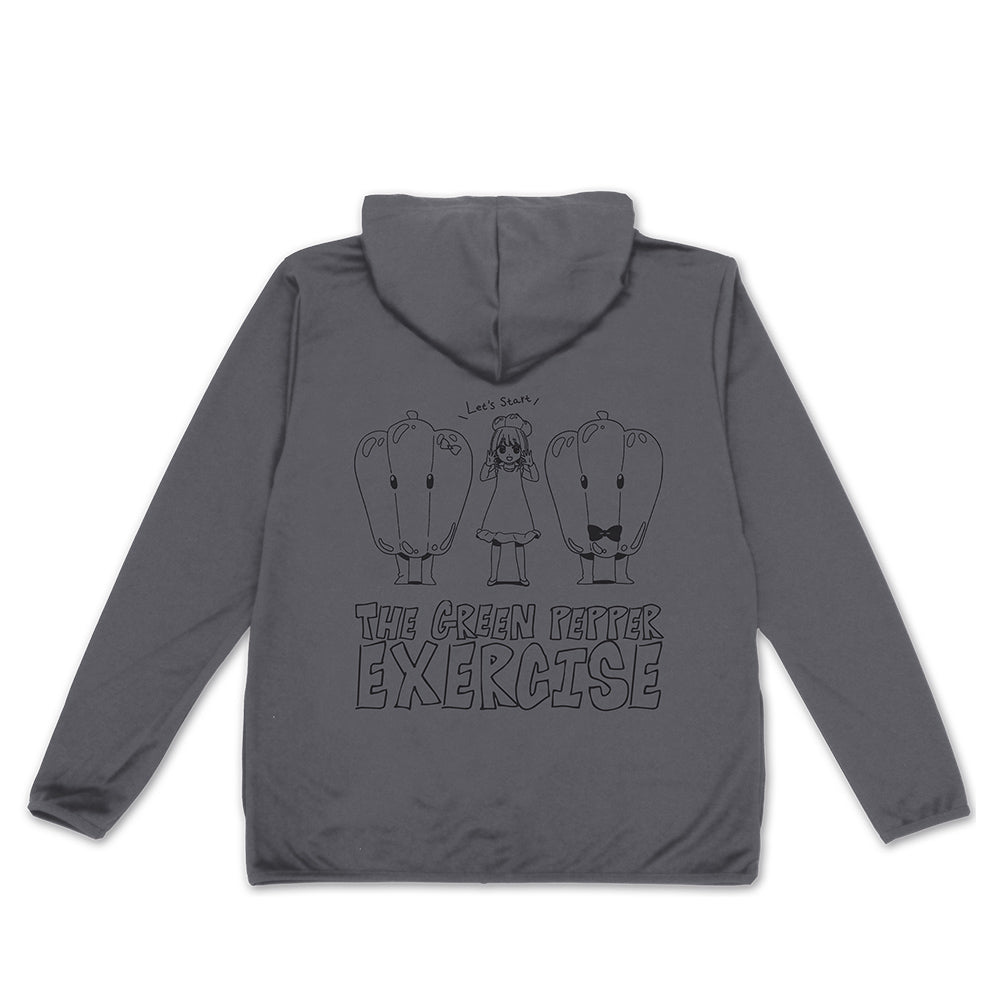 【推しの子】_ピーマン体操 薄手ドライパーカー/GRAY