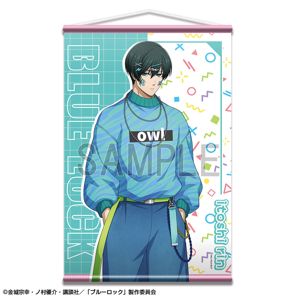 ブルーロック_B2タペストリー デザイン02(糸師 凛/デコラティブポップver.)【描き下ろし】