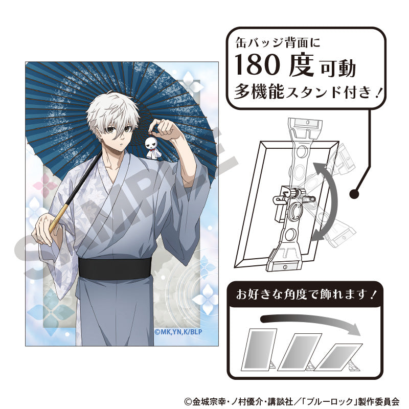 ブルーロック_アート缶バッジ 凪誠士郎 五月雨