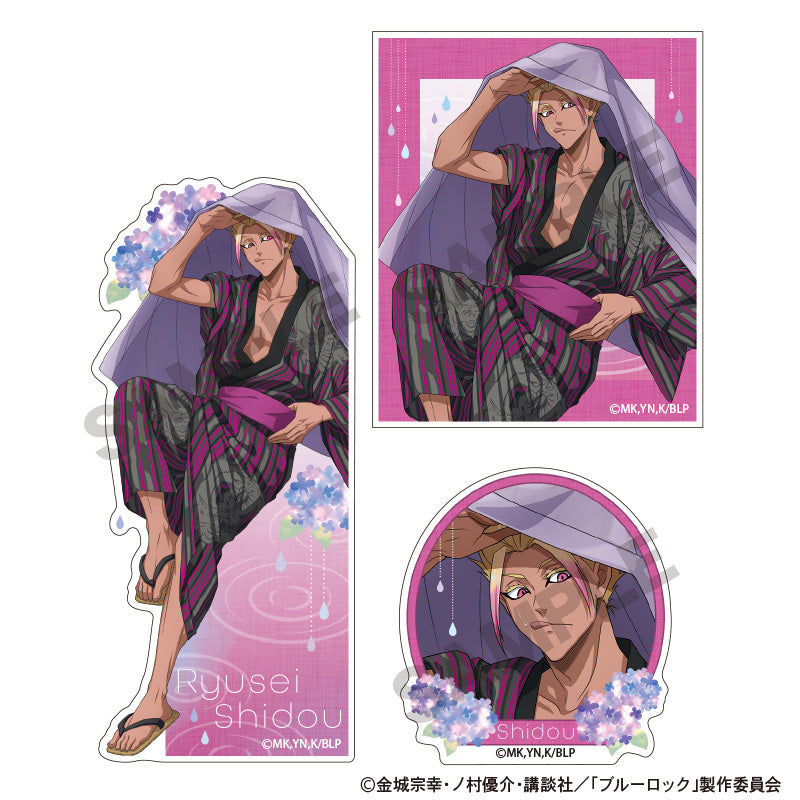 ブルーロック_ステッカーセット 士道龍聖 五月雨