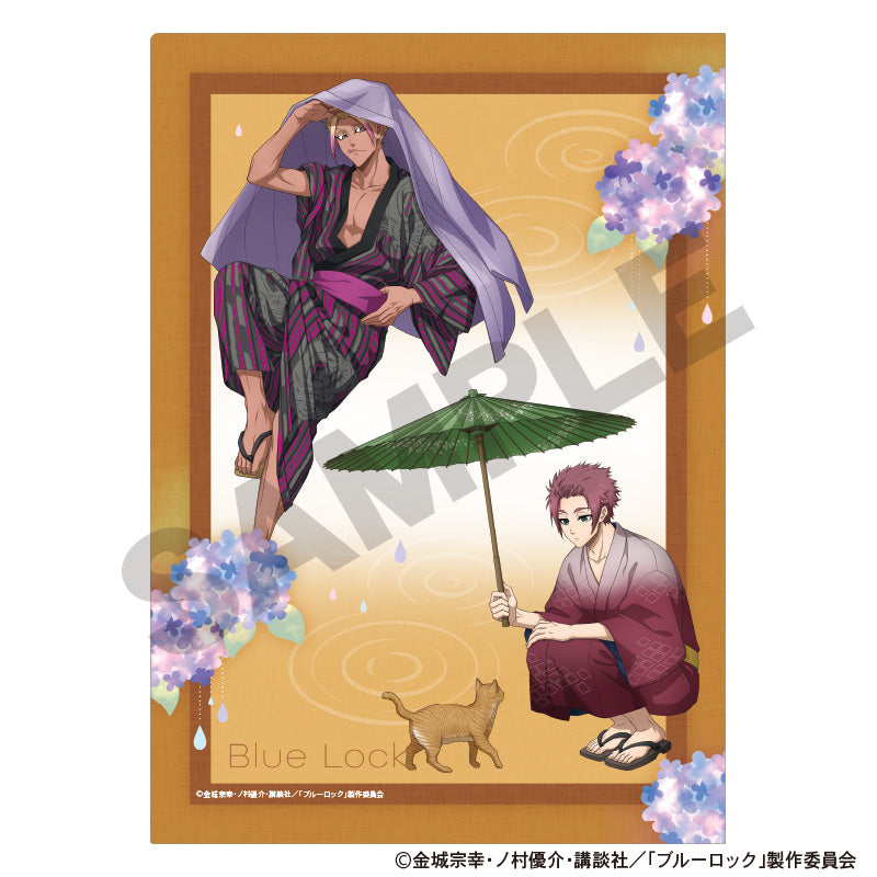 ブルーロック_シングルクリアファイル 糸師冴 士道龍聖 五月雨