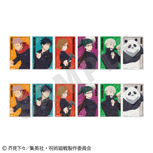 呪術廻戦_ペイントラクトシリーズ トレーディングアクリルカード vol.1【BOX/12個入り】