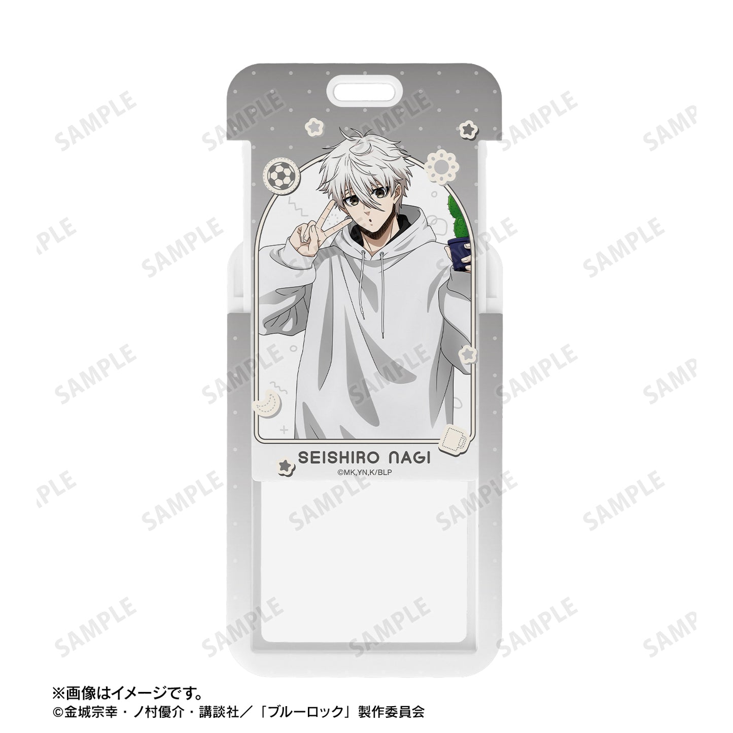 ブルーロック_描き下ろし 凪 誠士郎 モーニングルーティンver. フォトカードホルダー