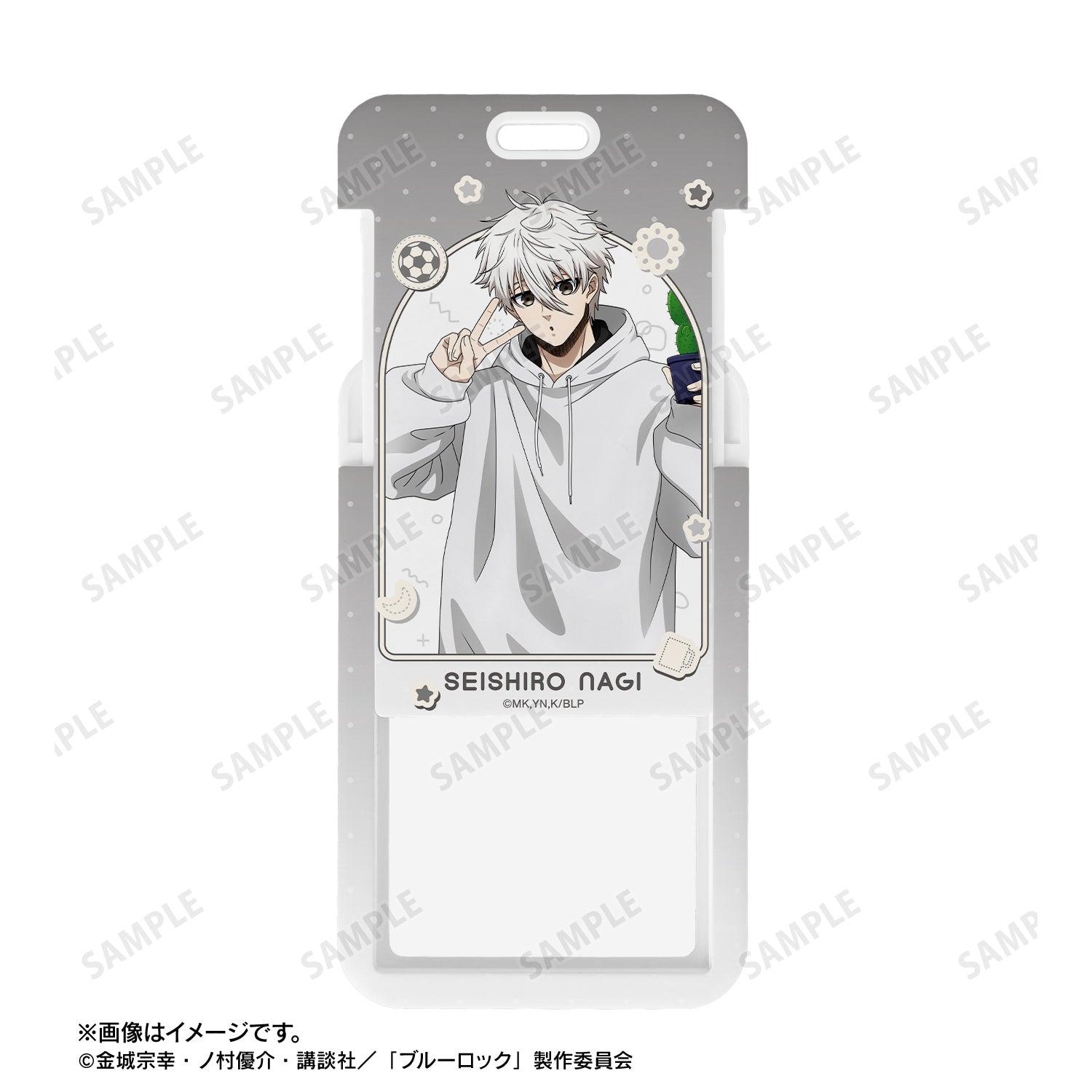 ブルーロック_描き下ろし 凪 誠士郎 モーニングルーティンver. フォトカードホルダー