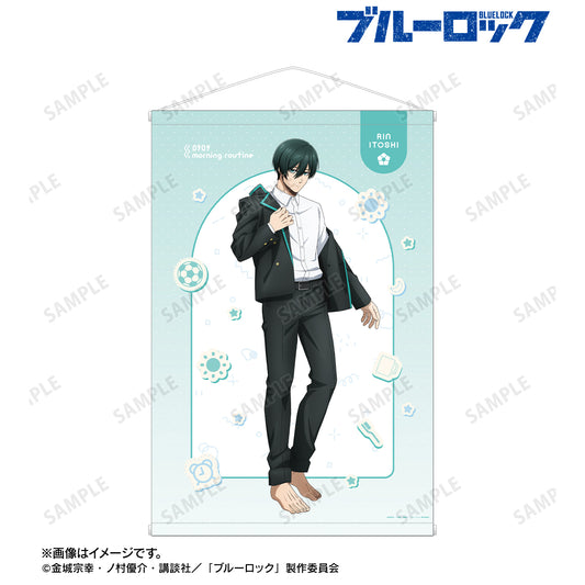 ブルーロック_描き下ろし 糸師 凛 モーニングルーティンver. B2タペストリー