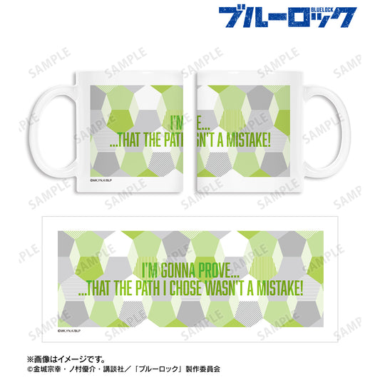 ブルーロック_潔 世一 モチーフ柄 マグカップ