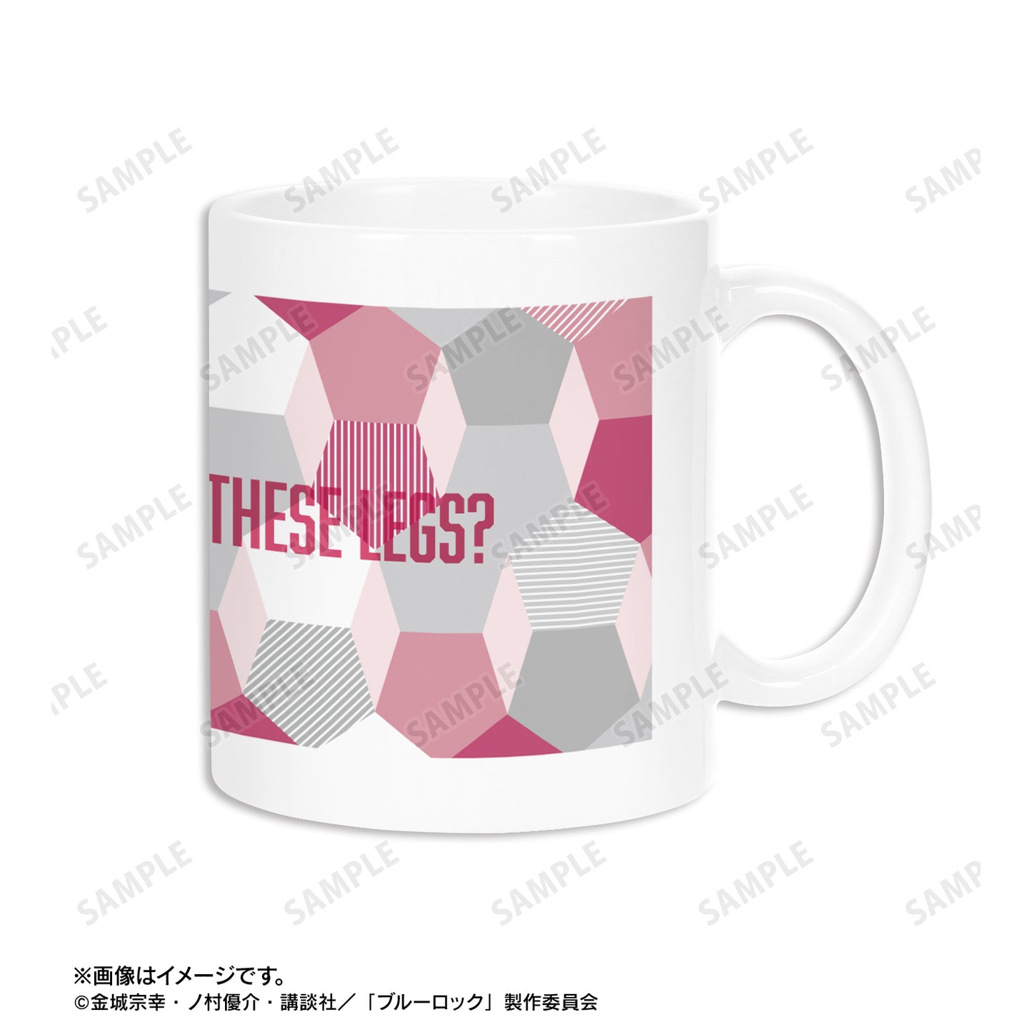 ブルーロック_千切 豹馬 モチーフ柄 マグカップ