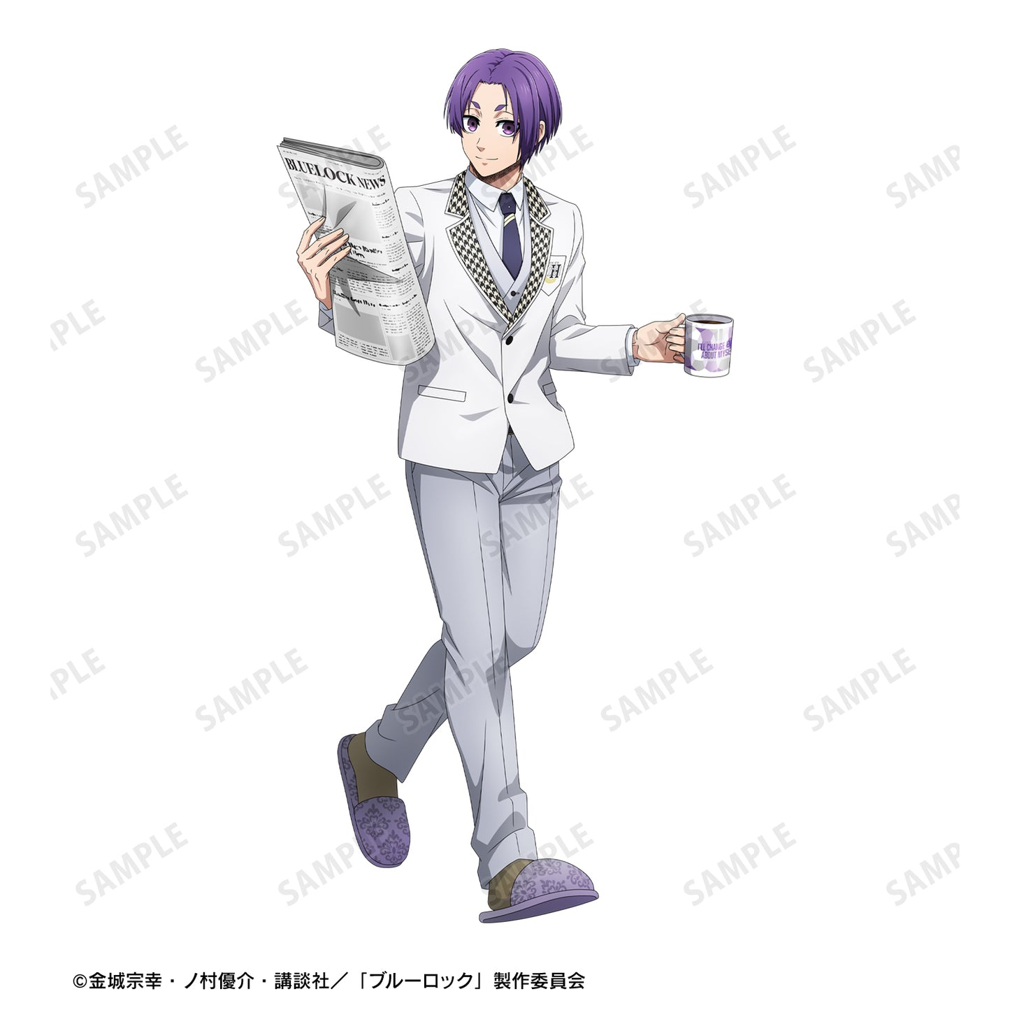 ブルーロック_御影 玲王 モチーフ柄 マグカップ