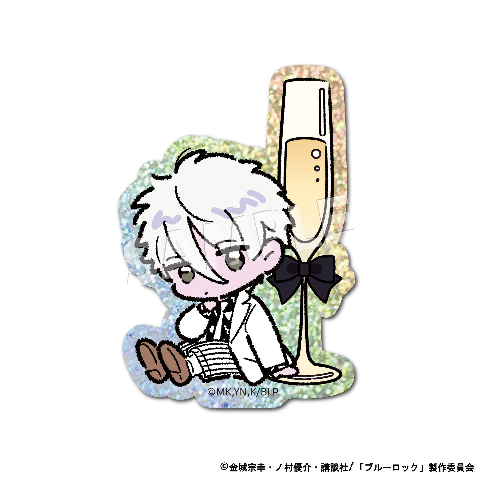 ブルーロック_ザ・バブル・ジェネレーション グリッターステッカー 凪誠士郎