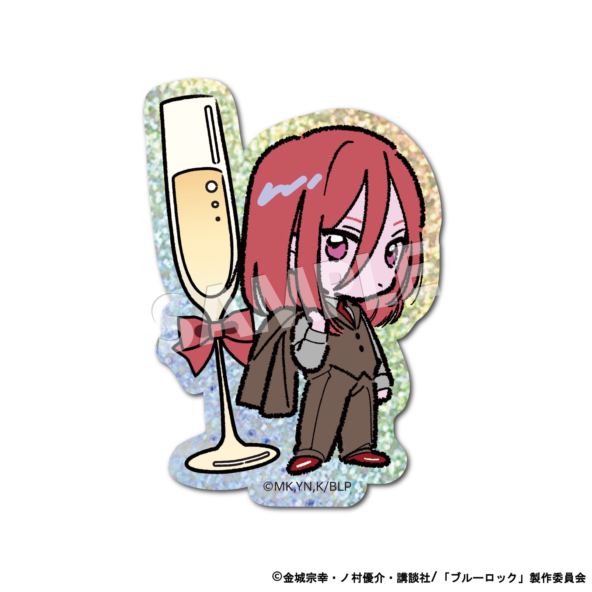 ブルーロック_ザ・バブル・ジェネレーション グリッターステッカー 千切豹馬