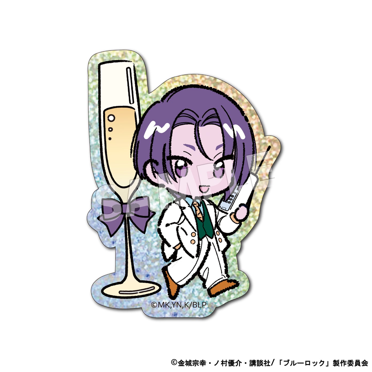 ブルーロック_ザ・バブル・ジェネレーション グリッターステッカー 御影玲王