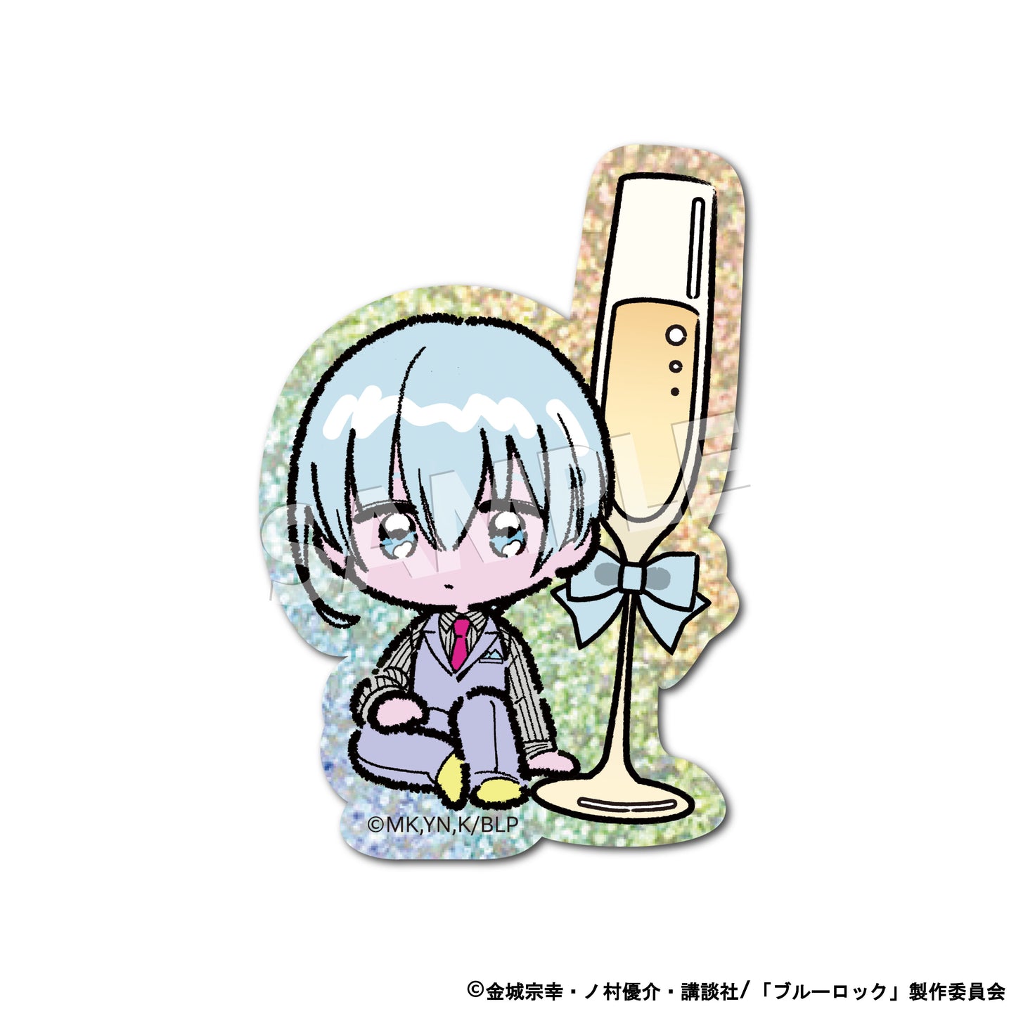 ブルーロック_ザ・バブル・ジェネレーション グリッターステッカー 氷織羊