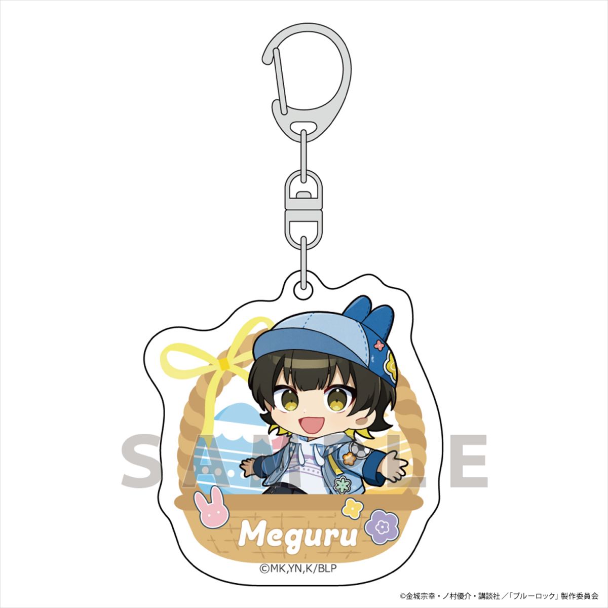 ブルーロック_アクリルキーホルダー(蜂楽 廻/デニムイースター)