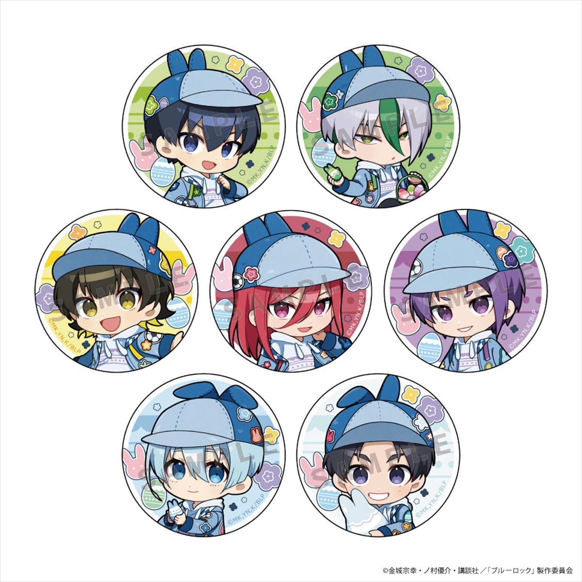 ブルーロック_トレーディング缶バッジ(デニムイースター/ver.A)【BOX/7個入り】