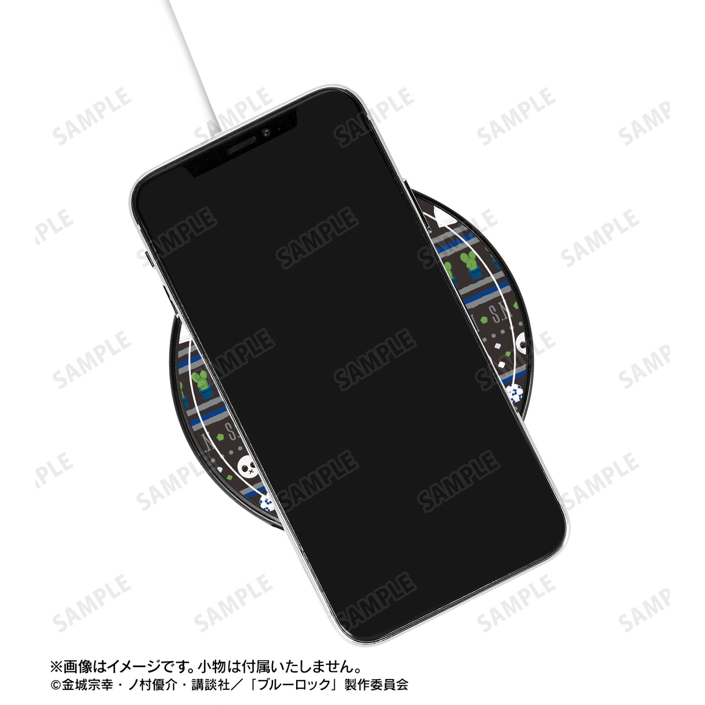ブルーロック_凪 誠士郎 ar-Unity モチーフ柄 サークル型Qi対応充電器