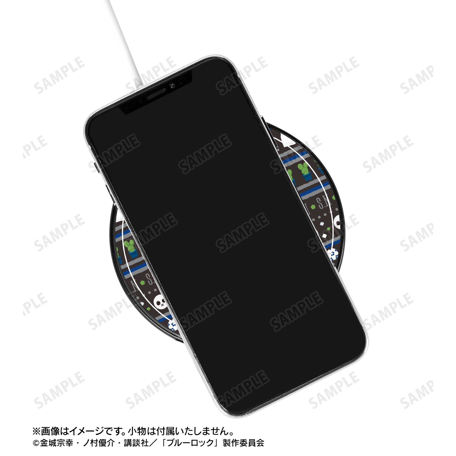ブルーロック_凪 誠士郎 ar-Unity モチーフ柄 サークル型Qi対応充電器