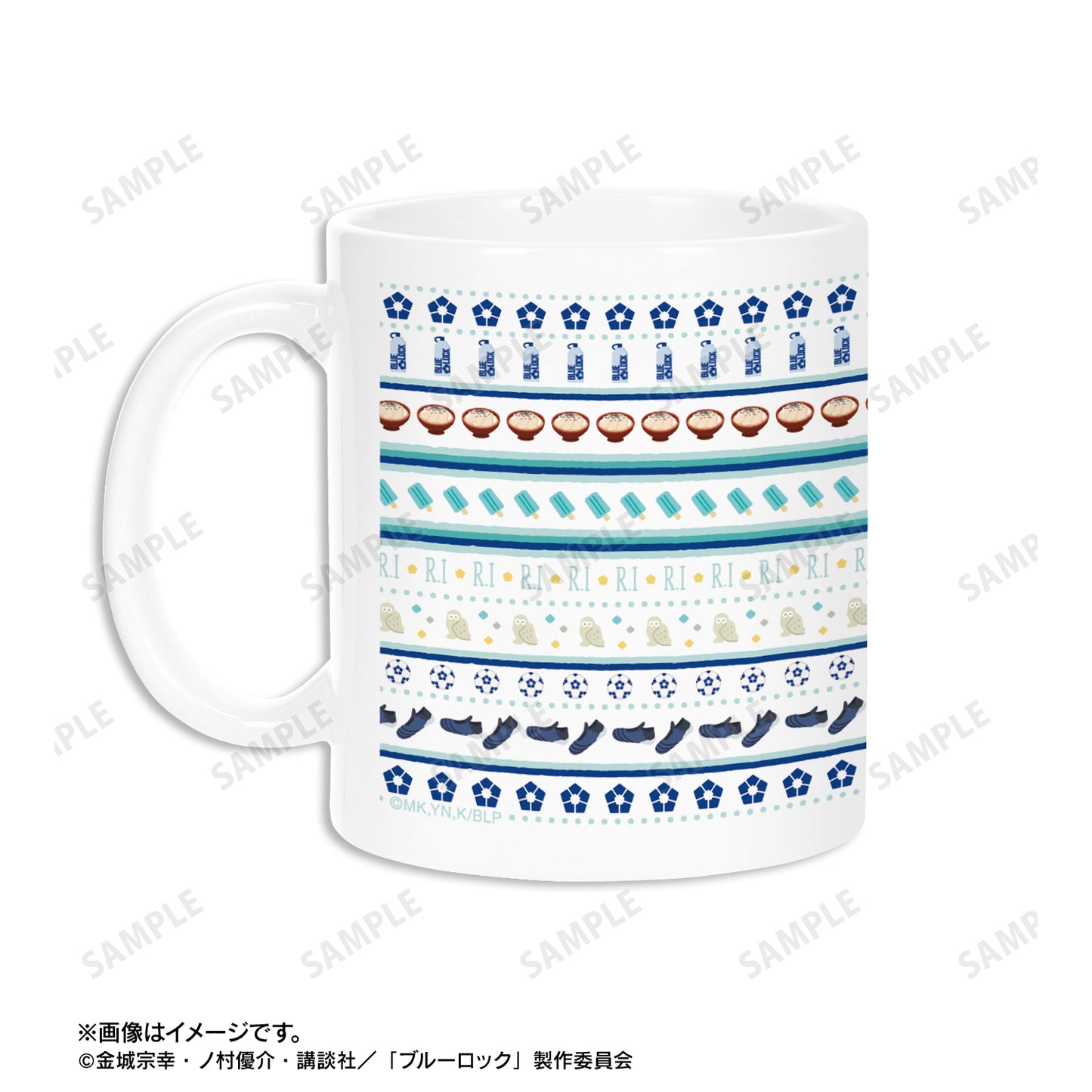 ブルーロック_糸師 凛 ar-Unity モチーフ柄 マグカップ