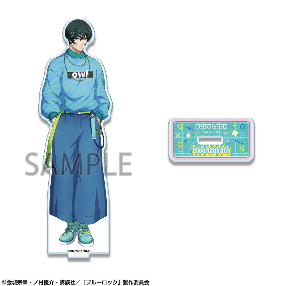 ブルーロック_アクリルスタンド デザイン02(糸師 凛/デコラティブポップver.)【描き下ろし】