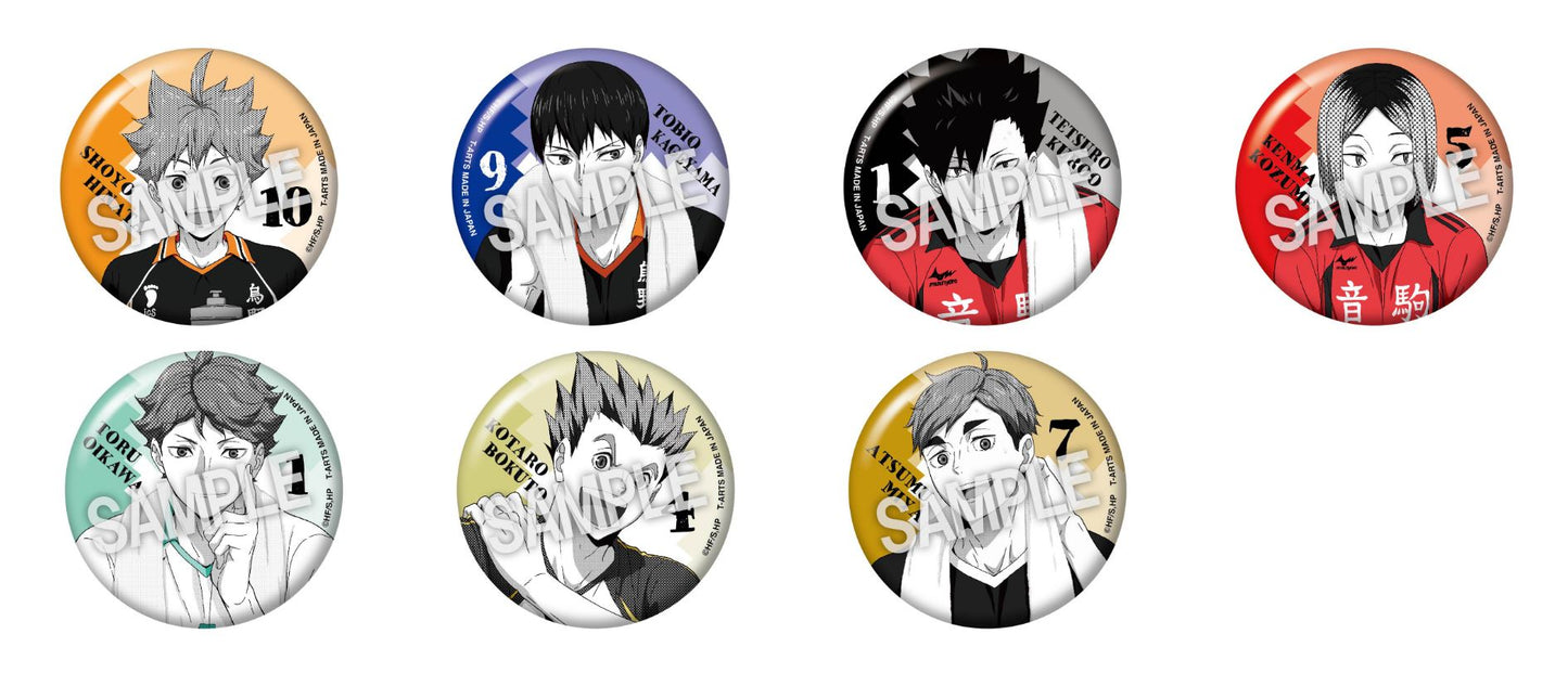 ハイキュー!!_break time トレーディング缶バッジ【BOX/7個入り】