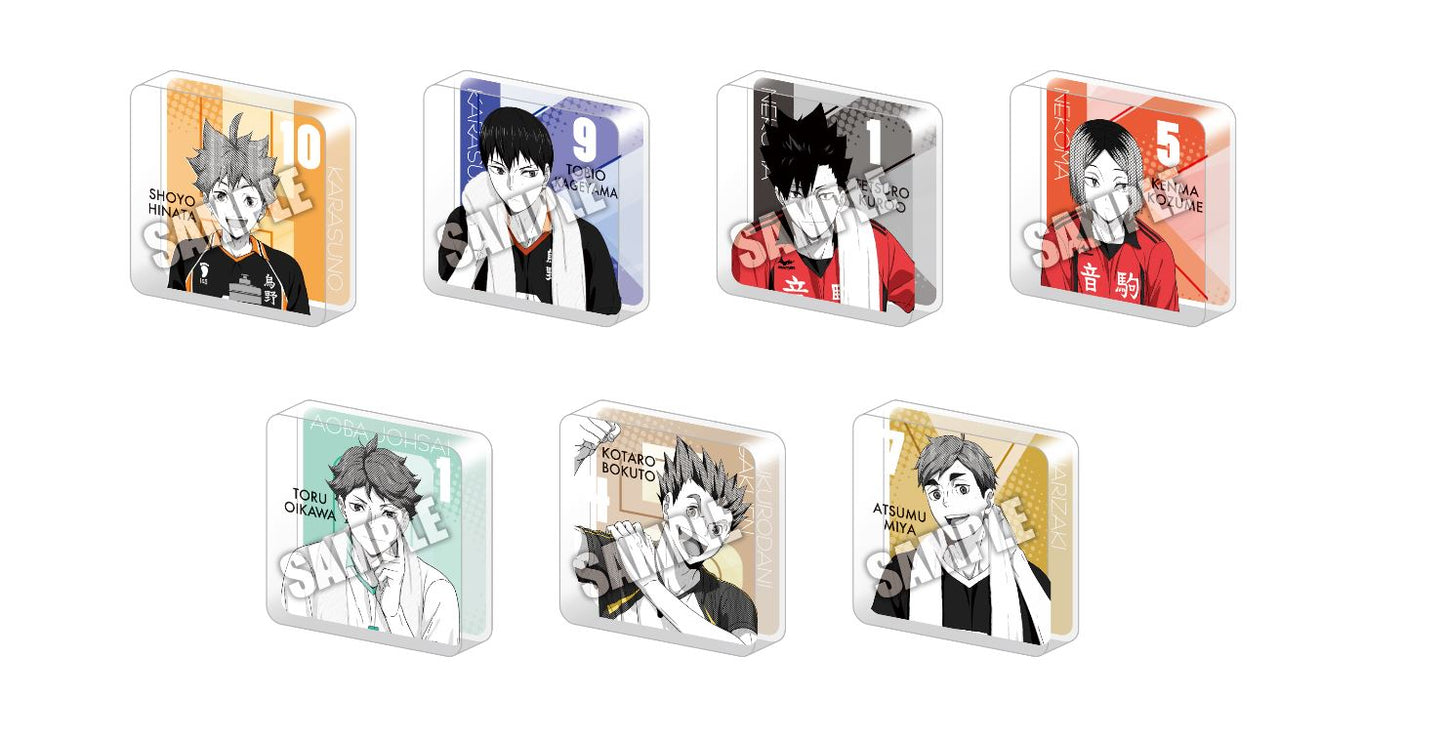 ハイキュー!!_break time トレーディングアクリルブロック【BOX/7個入り】