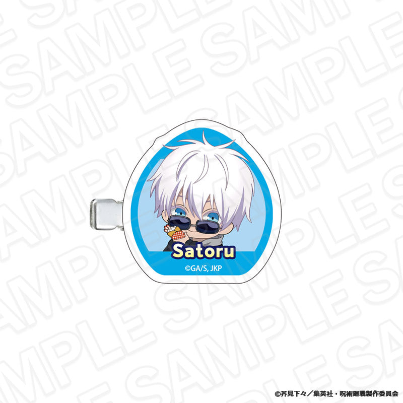 呪術廻戦_ヘアクリップ 五条 悟 夜の遊園地 ミニキャラ ver.