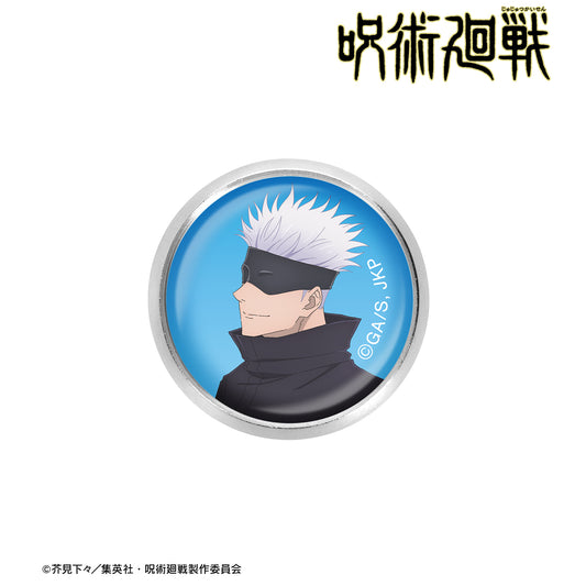 呪術廻戦_五条 悟 ガラスマグネットピンバッジ