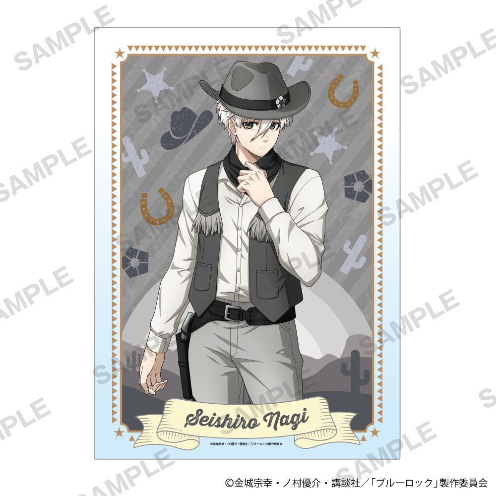 ブルーロック_クリアポスター カウボーイ Ver. 凪 誠士郎