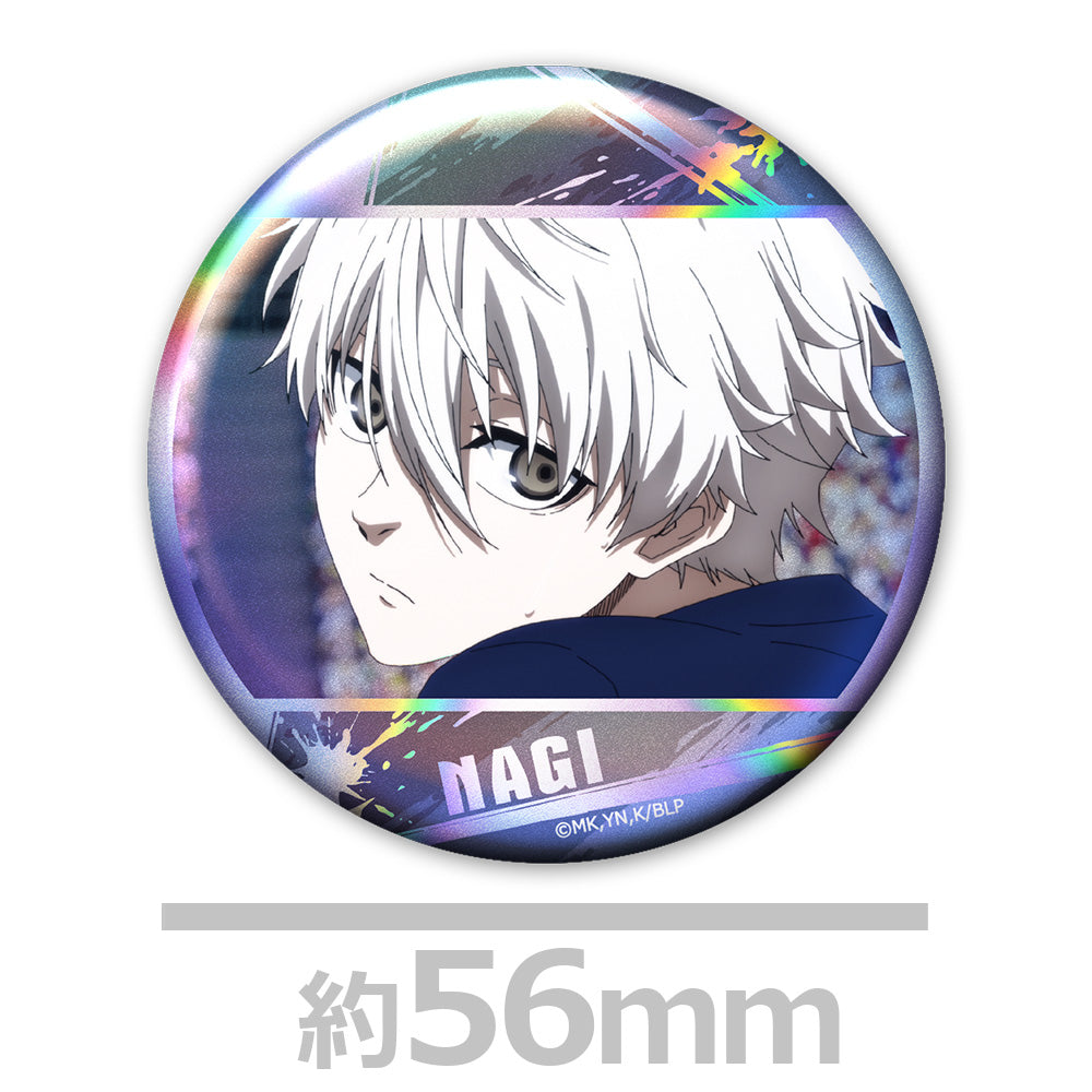 ブルーロック_オーロラ缶バッジ4個セット 凪&千切&玲王&氷織