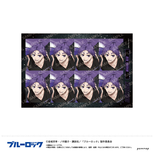 ブルーロック_証明写真風シールナイトサッカー(G 御影 玲王)