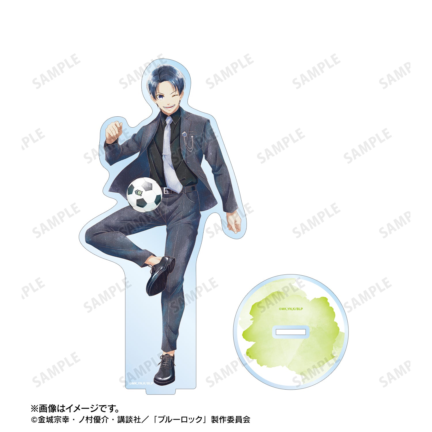 ブルーロック_描き下ろし 潔 世一 スーツモデルver. Ani-Art aqua label BIGアクリルスタンド